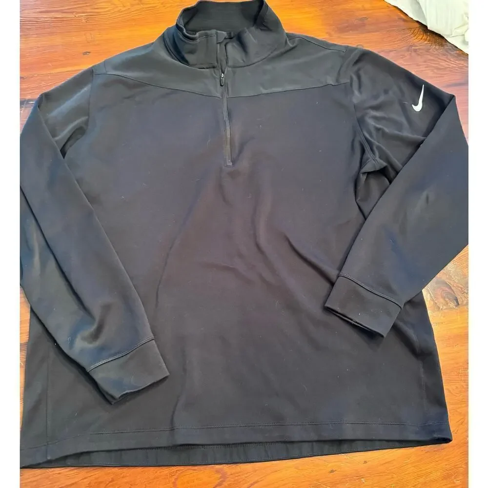 Nike golf performance pull over zip up jacket size XL